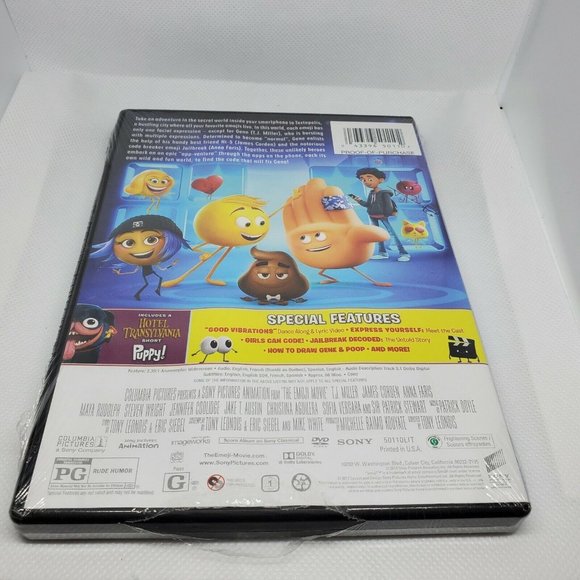 The Emoji Rated PG Children Family Movie (DVD, 2017) Brand New Sealed - Picture 5 of 6